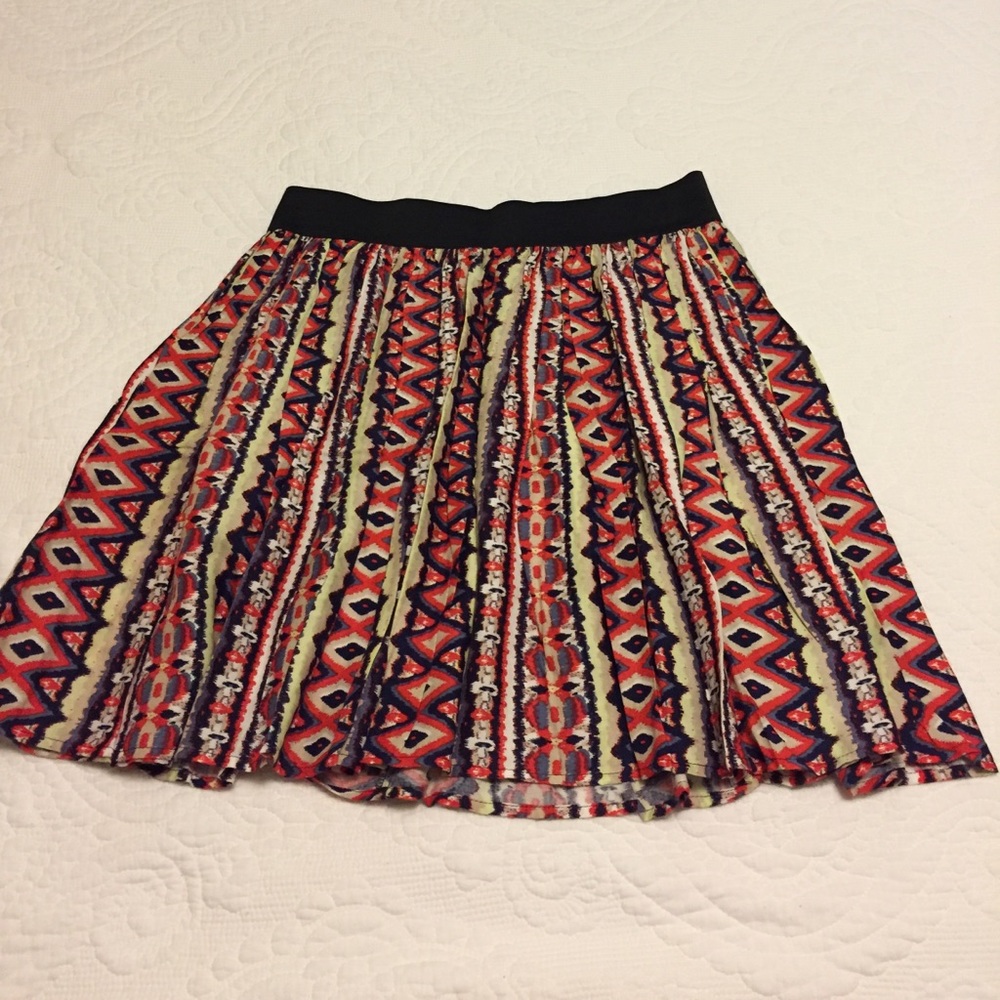 Glam, Anthropologie ikat skirt